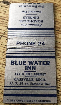 Blue Water Inn - Matchbook (newer photo)